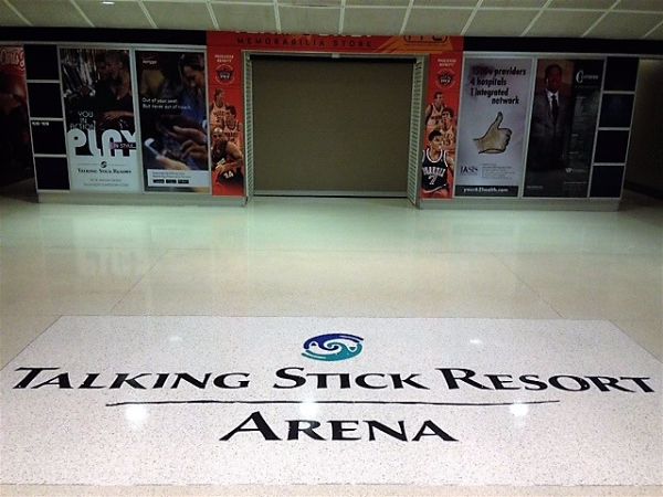 Talking Stick Resort Arena Terrazzo Logo