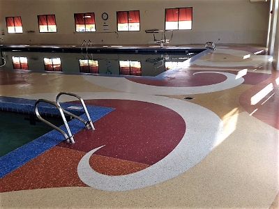 Terrazzo Pool Deck at Beardsley Aquatic Center (Recreation Centers of Sun City West)